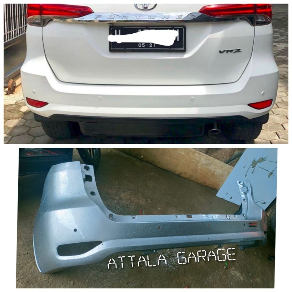 bumper belakang Fortuner vrz 2017 2018 2019