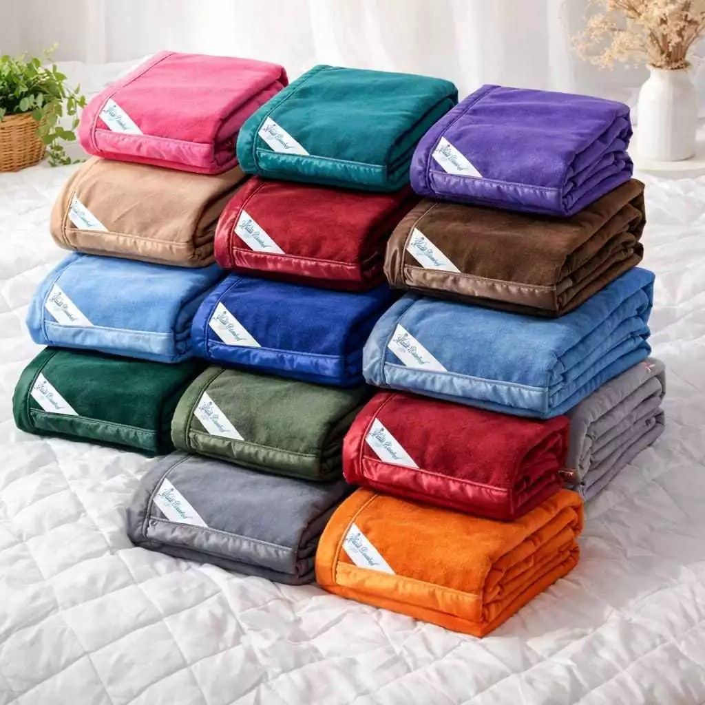 Selimut Polos | Selimut Hotel | Selimut Klinik Tebal 600 Gsm