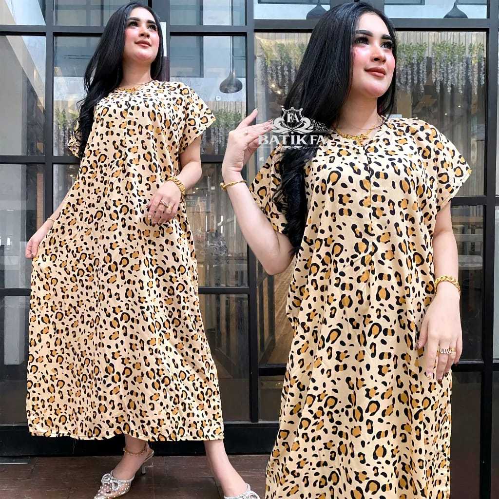 Daster Panjang Lengan Pendek Daster Jumbo Panjang Lengan Pendek