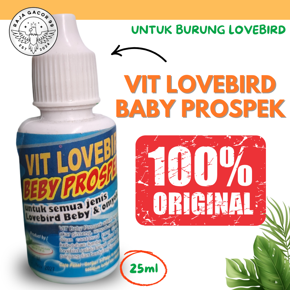 Vitamin Burung LOVEBIRD BABY PROSPEK vitamin Kontes Alami Lovebird juara