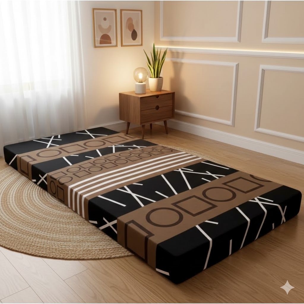 Kasur Lantai Tebal Empuk Satu Orang Dewasa Kasur Busa Tebal Gratis Bantal