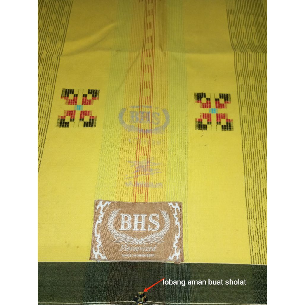 sarung BHS mercerized songket second minus ringan