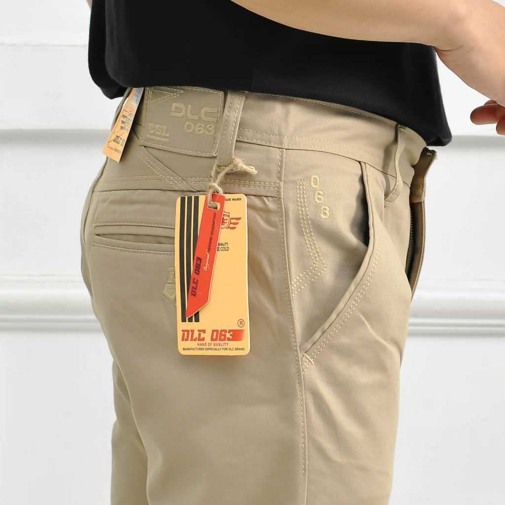 DLC 063 Celana Kanvas Sulfur Pria Original DLC Celana Kanvas Panjang