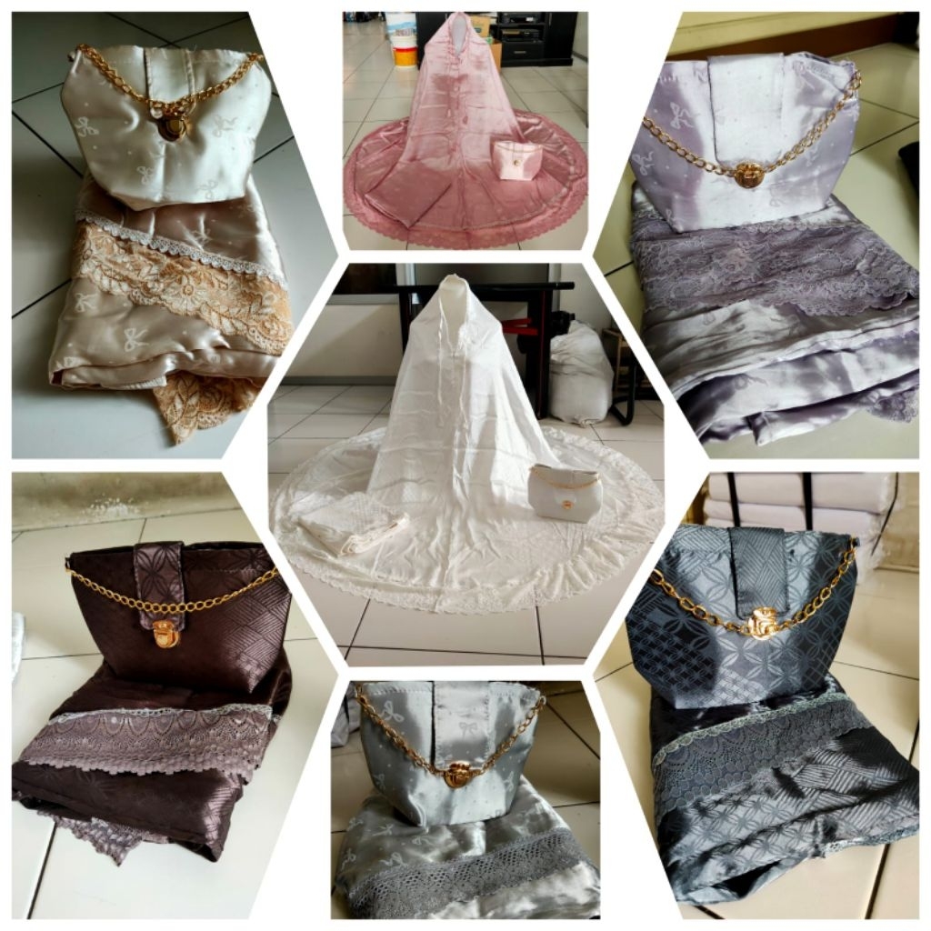 Mukena sutra jumbo/Mukena sutera jumbo halus