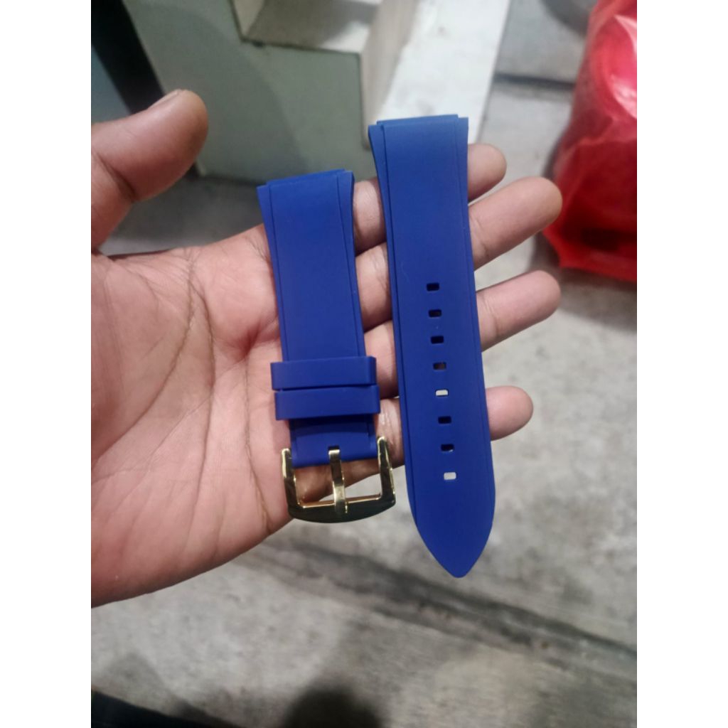 Strap Tali Jam Guess W0247G Strap Jam Guess Blue 22mm