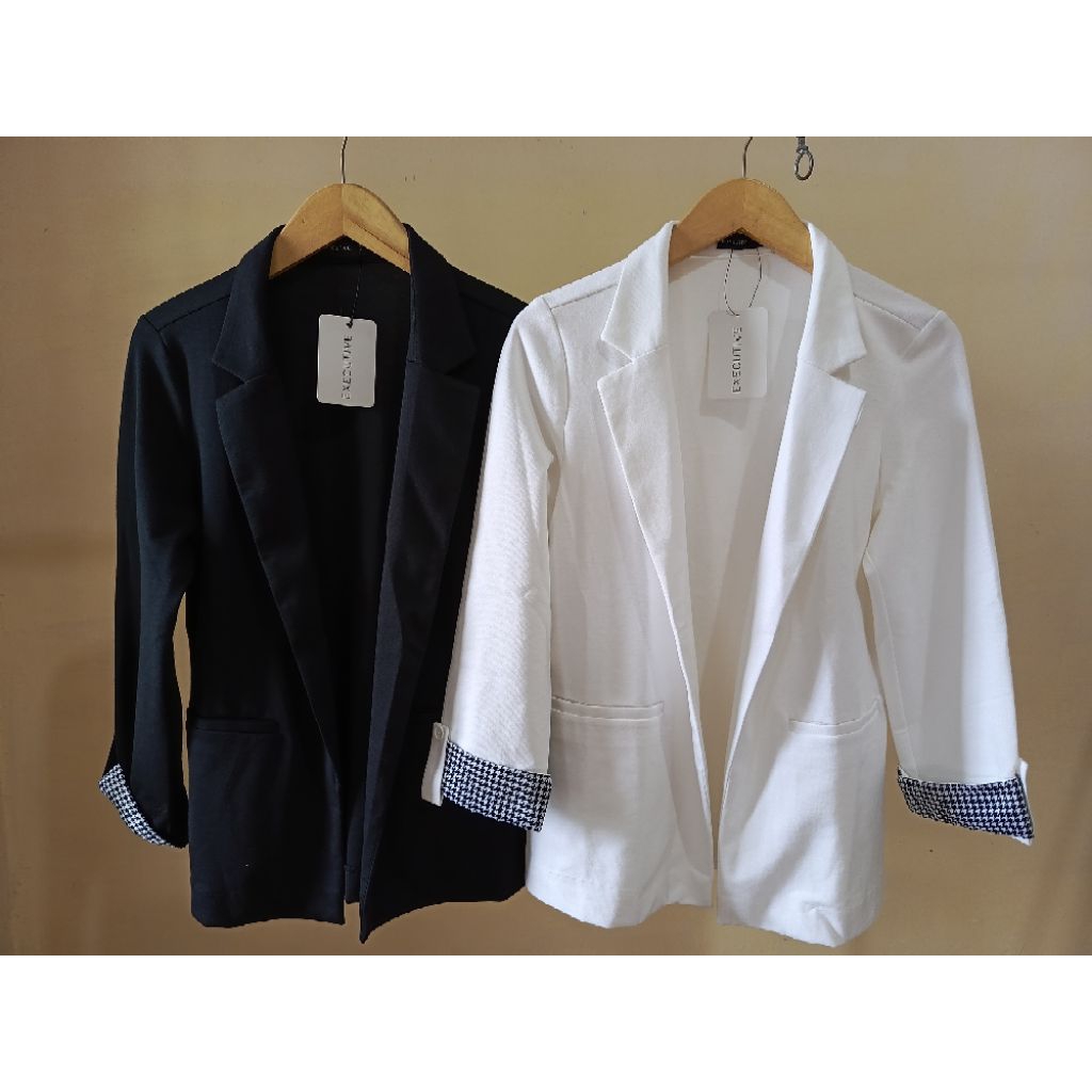 EXECUTIVE BLAZER WANITA LENGAN PANJANG BAHAN KAOS SPANDEK ORIGINAL