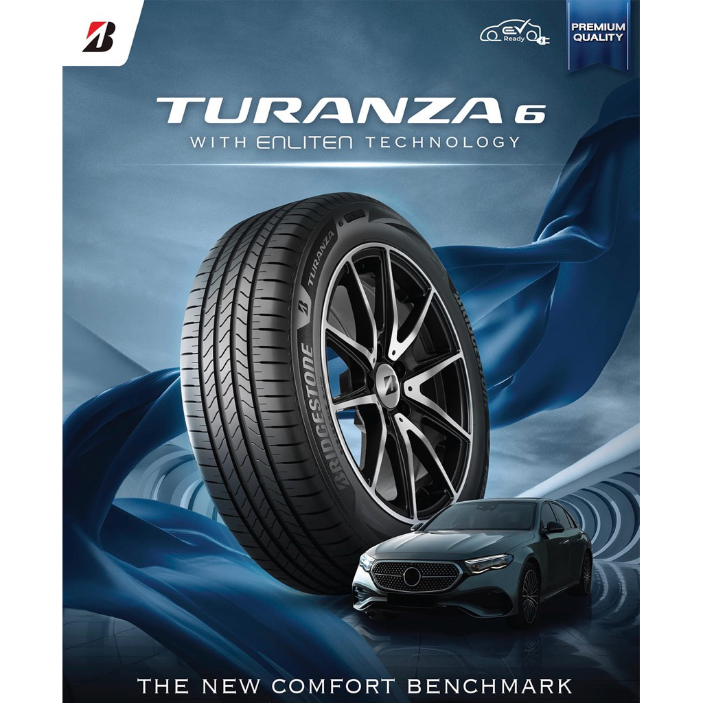 Ban mobil 205/55 r16 Bridgestone Turanza 6 ukuran 205 55 16 Turanza6 cocok untuk Xpander 205//55r16 