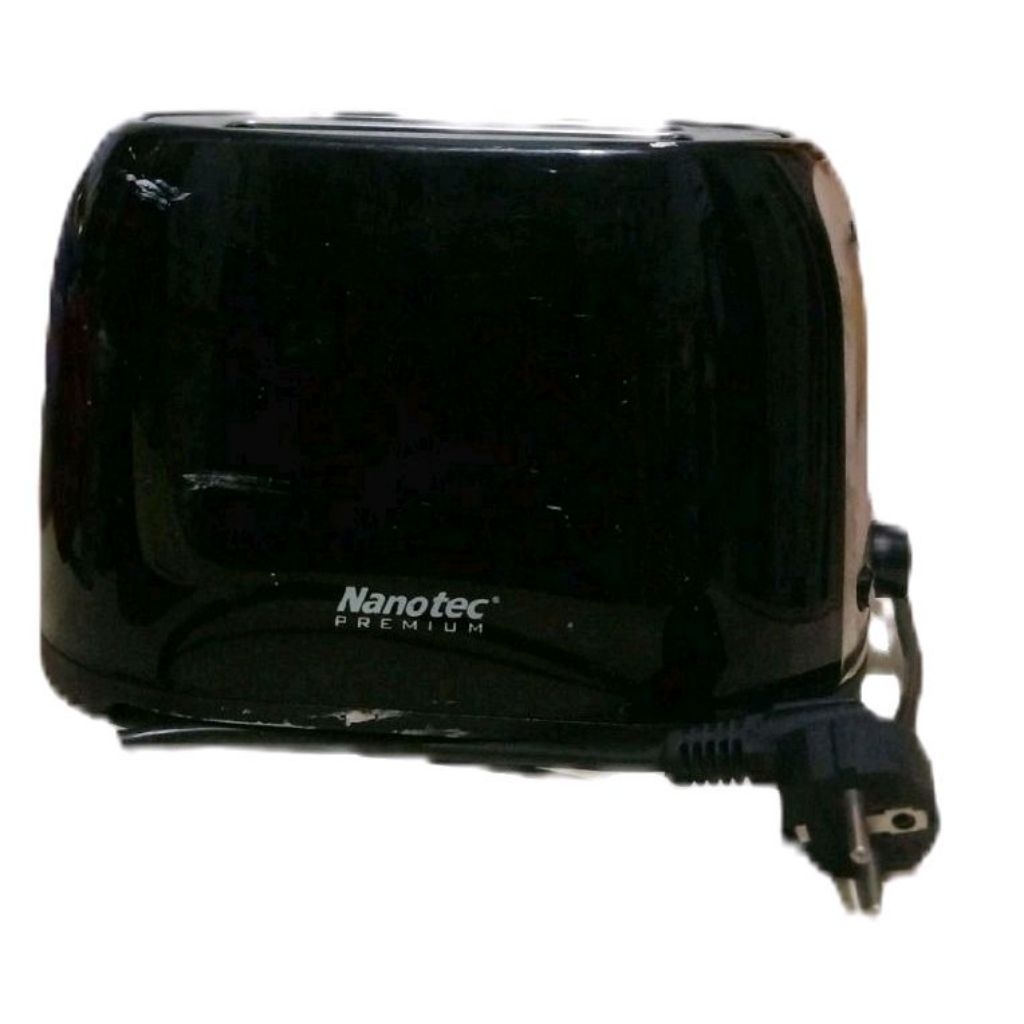 Preloved Toaster Panggang Roti NT-699 Black Nanotec