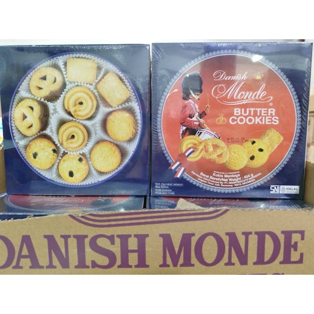 Monde Danish Butter Cookies 454g