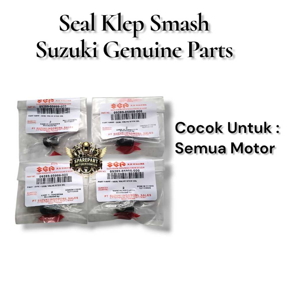 Seal klep, oring klep beat,grand,smash 09289-05008-000 SGP ORI
