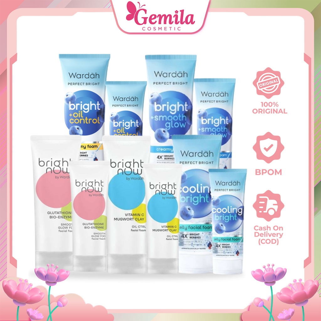 WARDAH Perfect Bright Facial Foam All Series - Sabun Cuci Muka