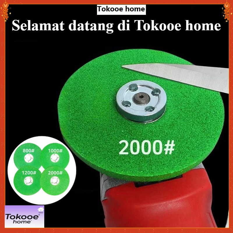 Batu Gerinda Asah 4 Inch Tebal 6 mm Polishing Wheel Grit 800# 1000# 1200# 2000#