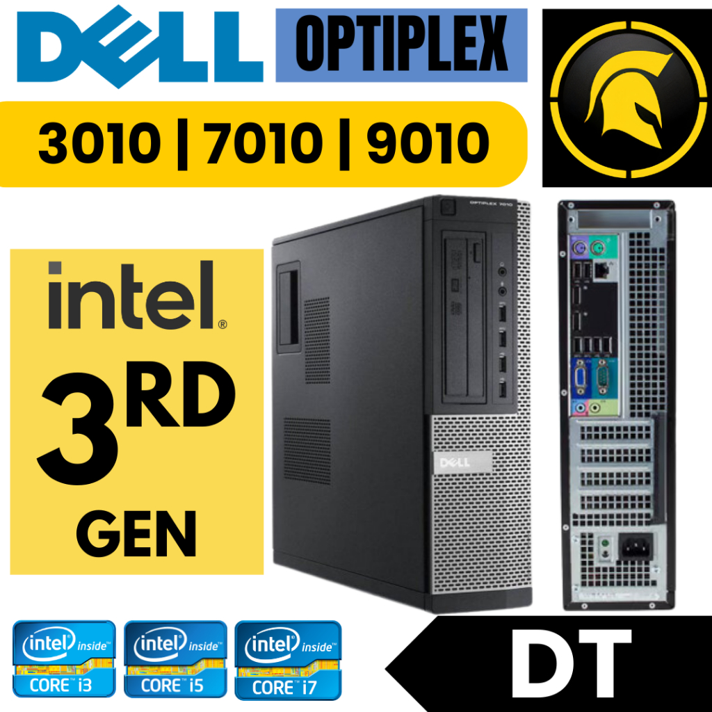 Dell Optiplex 3010/7010 DT Mini PC Build-up Core i3/i5/i7 Socket 1155
