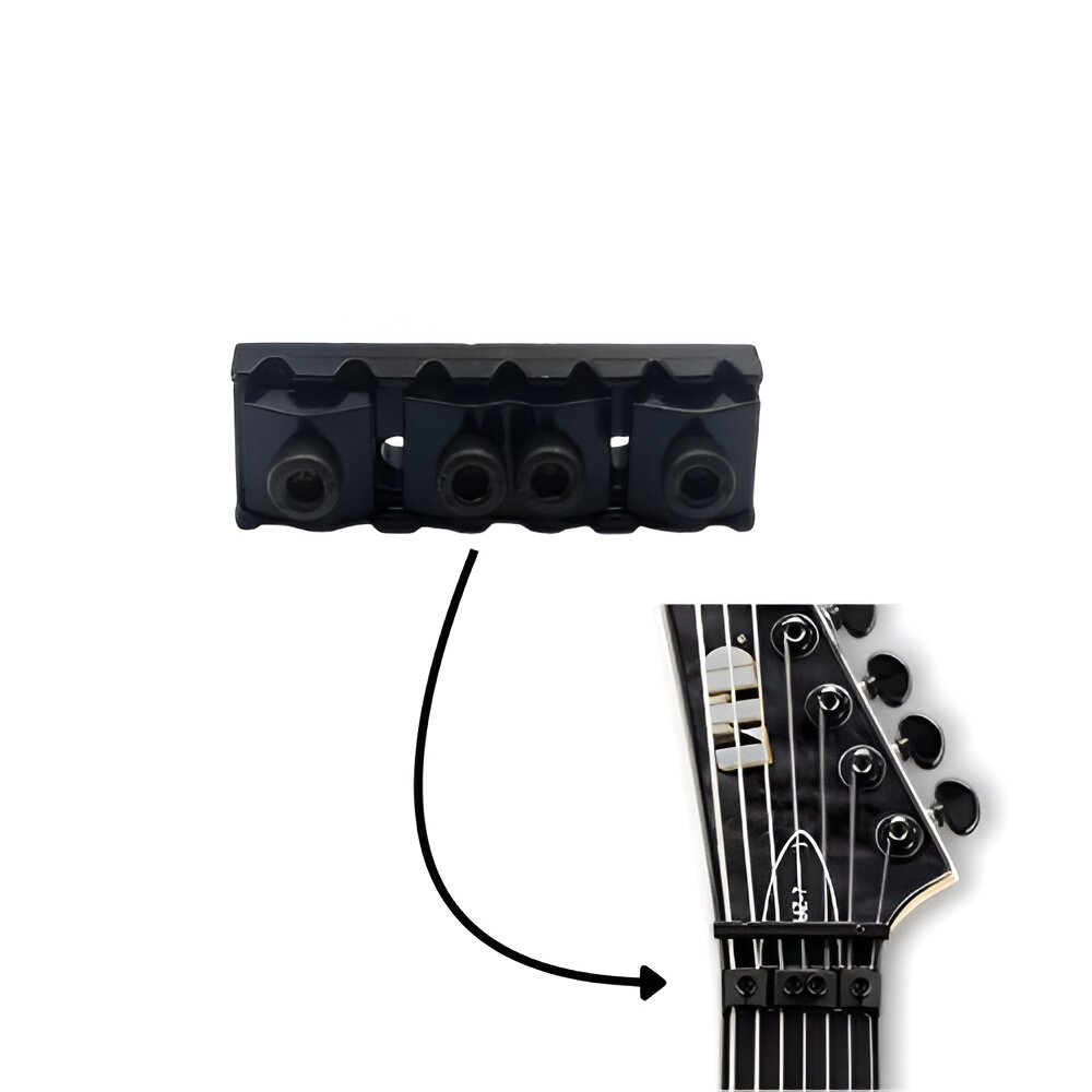 Nut Tremolo Locking 7 String Senar 48mm Black