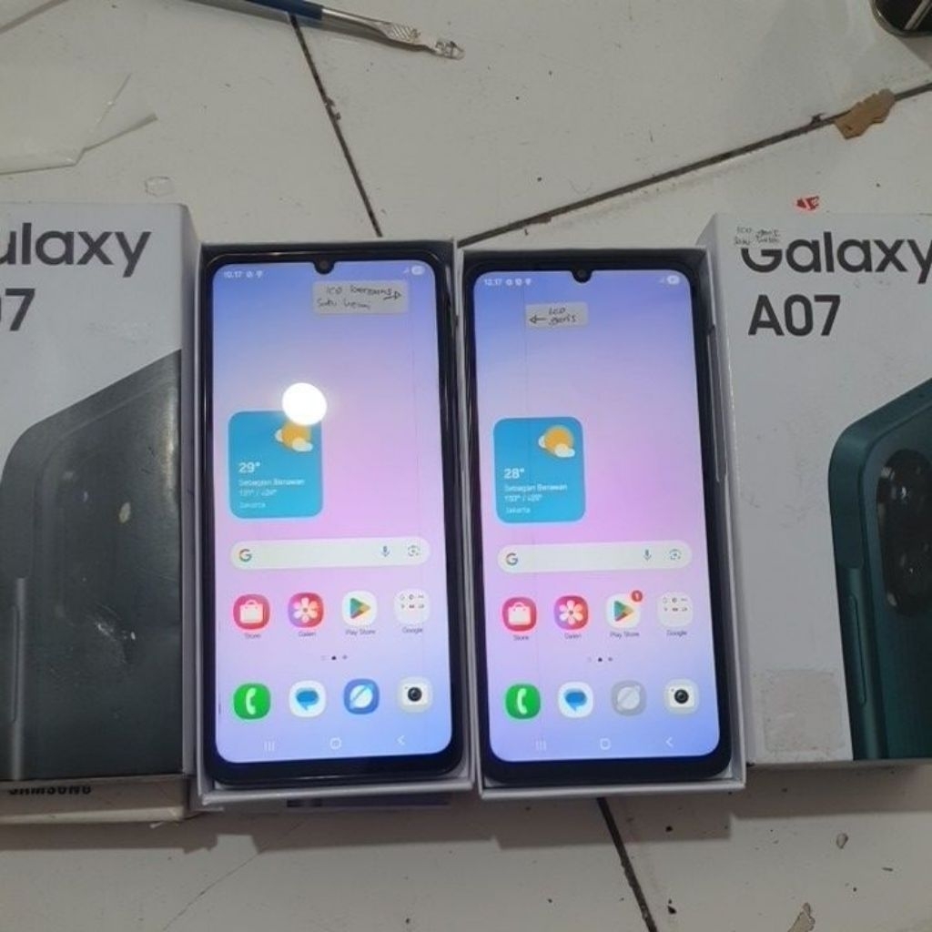 Samsung Galaxy A07 Minus Lcd garis