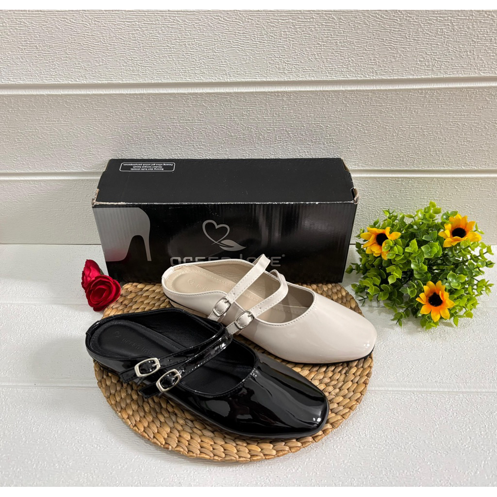 SEPATU SANDAL GREEN LOVE