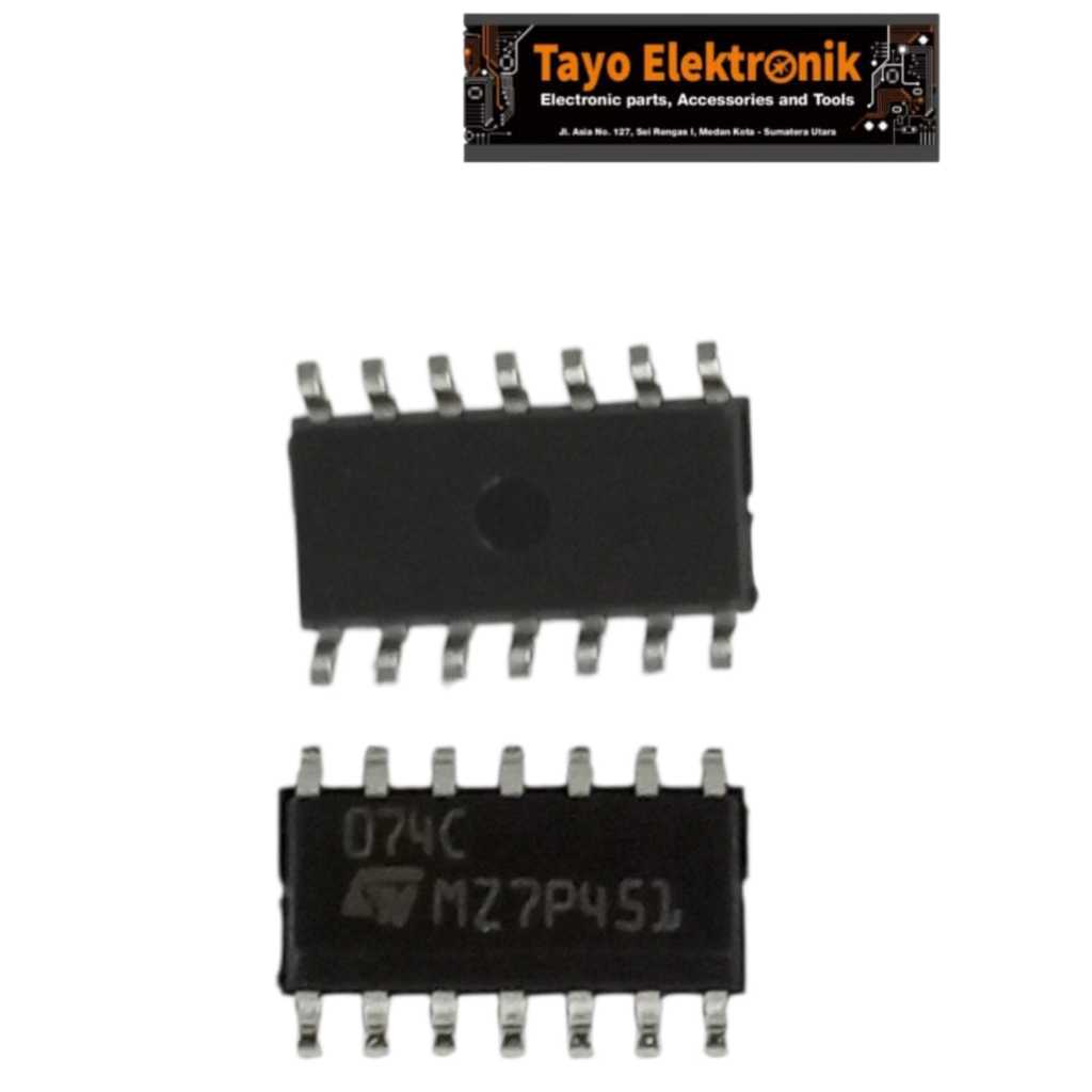 IC ST TL 074 SMD