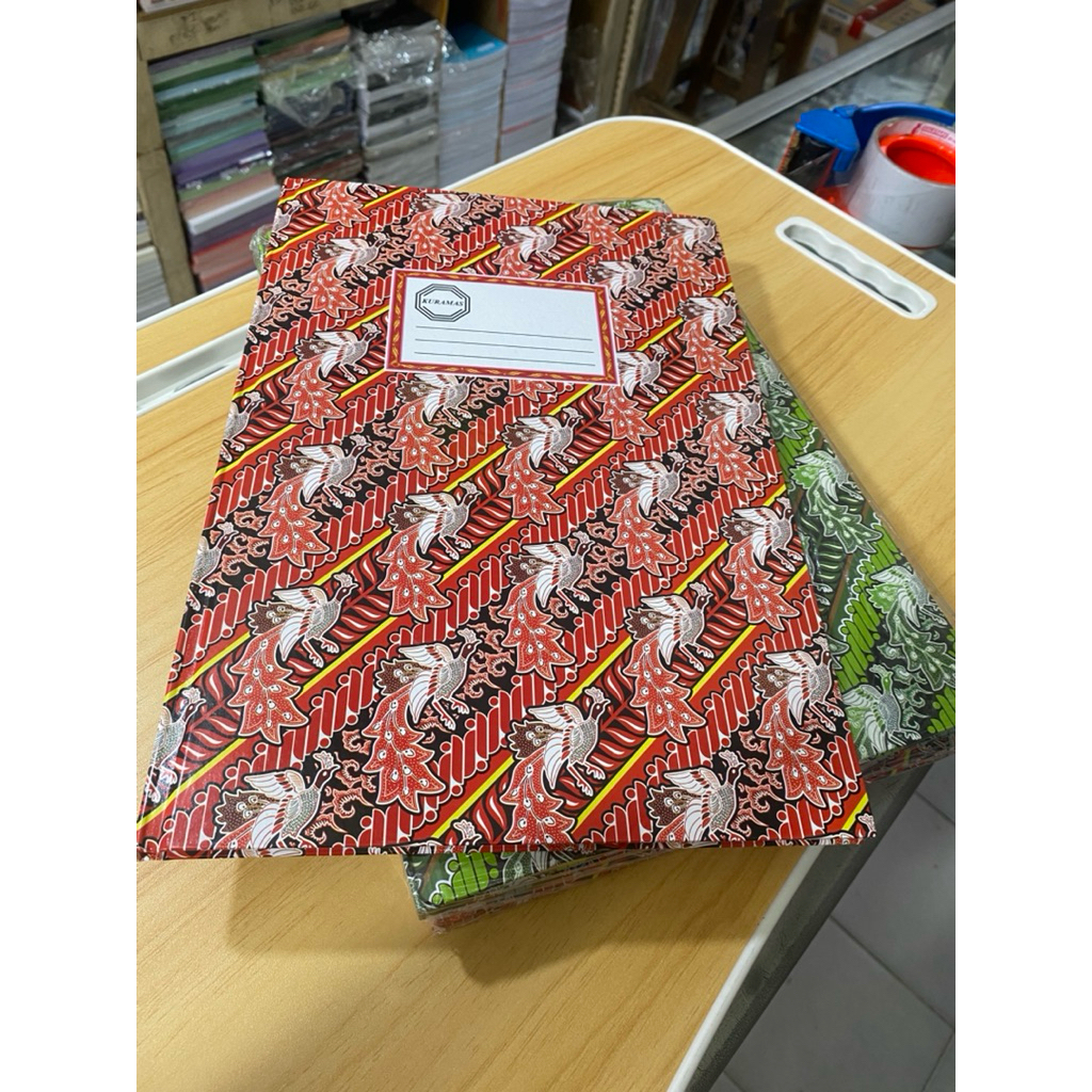 Buku Batik Folio Kuramas isi 100 Lembar Buku Tebal