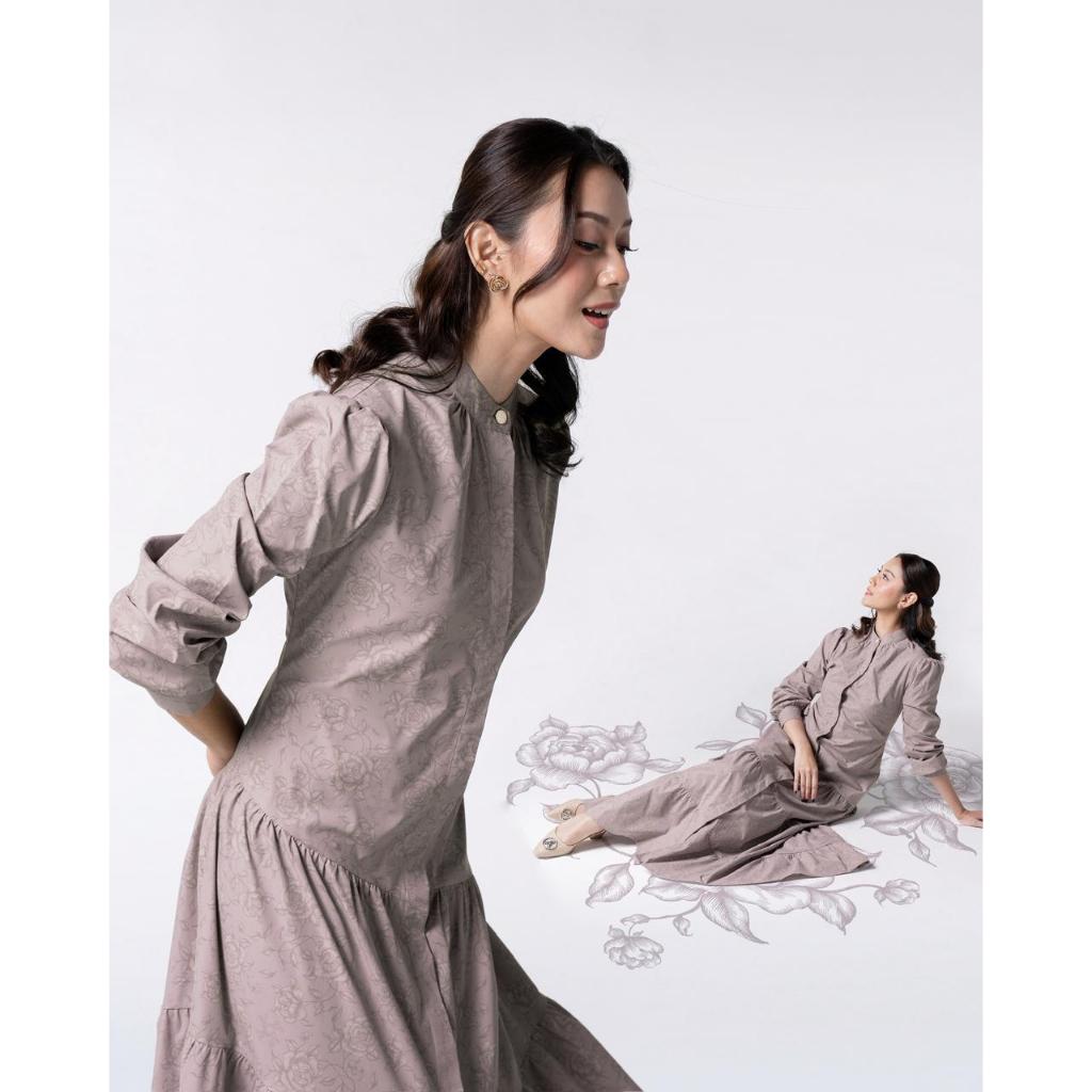 Ayu by Ayu Lestari X Rossa Beauty - Toile de Rosa Ruffle Dress
