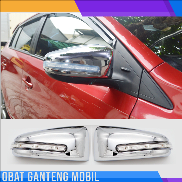 Cover spion + lampu etios 2013-2022 LED kuning