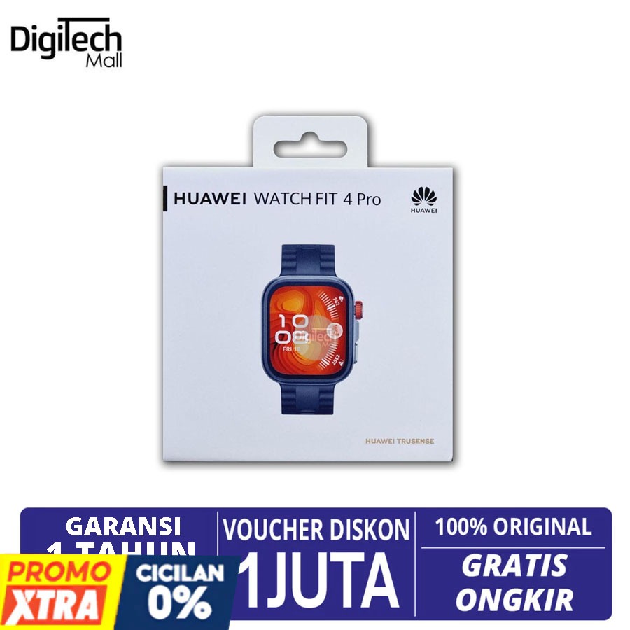 Huawei Watch Fit 4 | Fit 4 Pro Garansi Resmi - GPS - Sports Tracking - EKG Waterproof