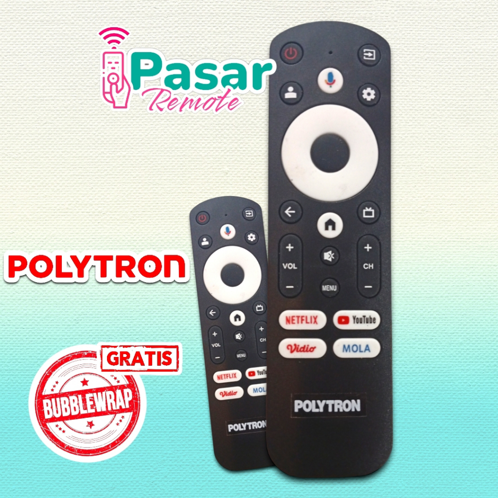 REMOTE / REMOT POLYTRON TV SMART / ANDROID 81J367