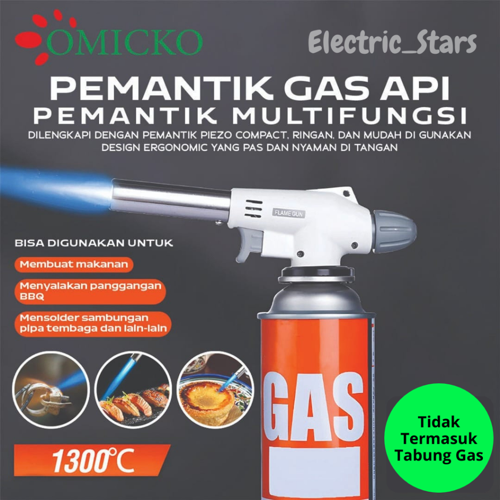 Omicko Pemantik Api / Gas Torch Serbaguna