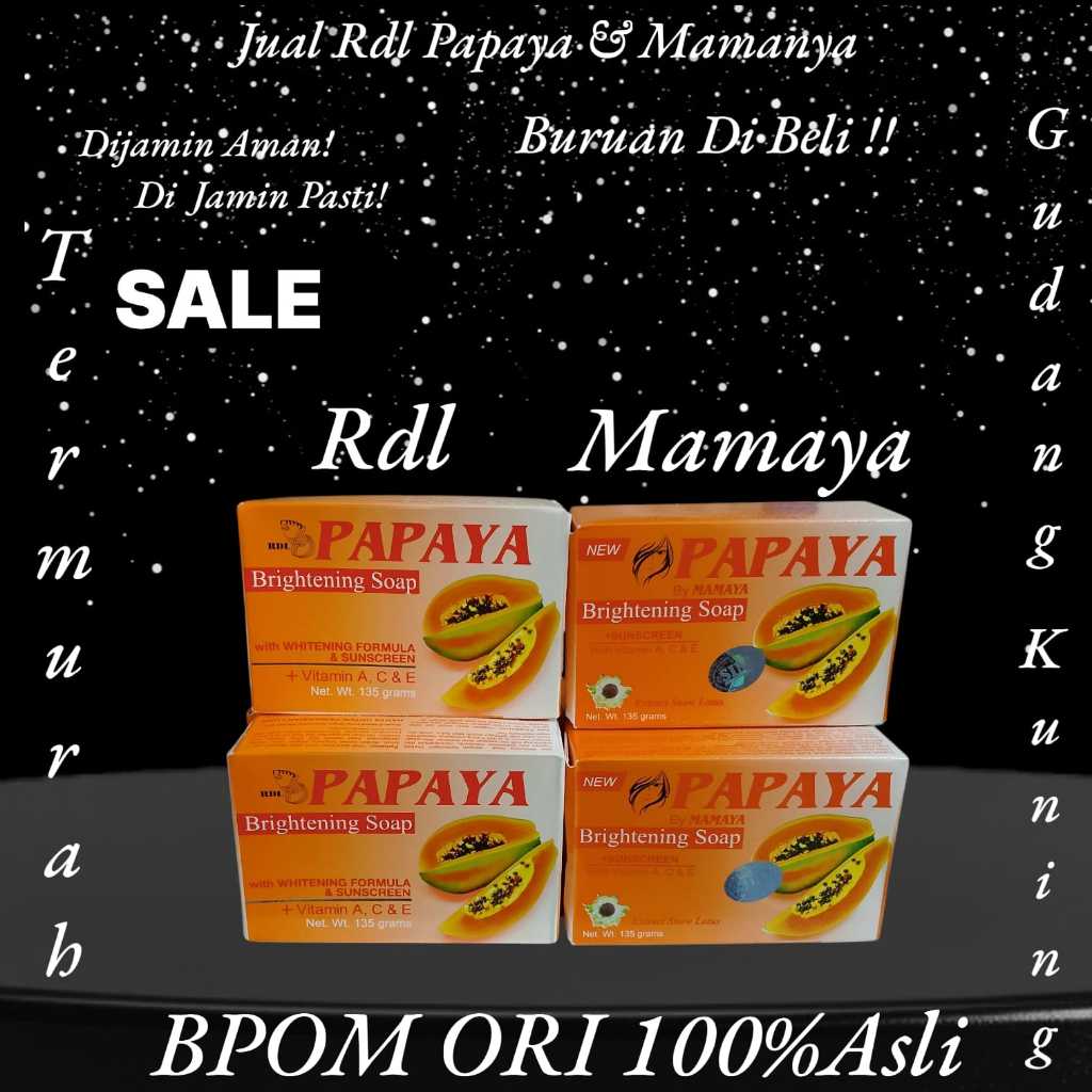 [ GK ]Sabun Pepaya RDL BPOM 135 Gram - Original 100% Asli