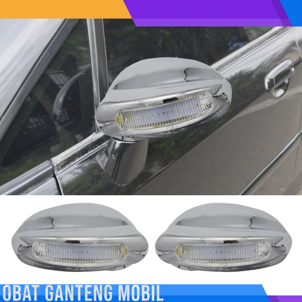 Cover spion + lampu jazz 2004-2007 LED kuning