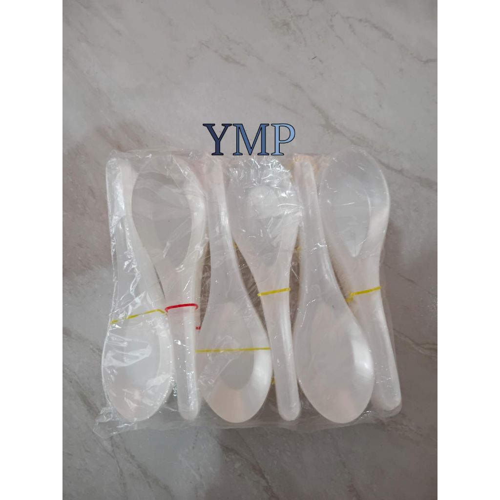 Sendok bebek putih / Sendok Plastik putih
