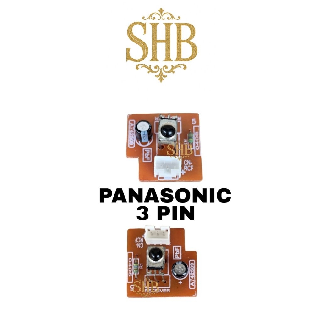 PCB sensor remote AC panasonik 3 pin A742509 - Receiver AC panasonik soket 3 - Modul sensor remot AC