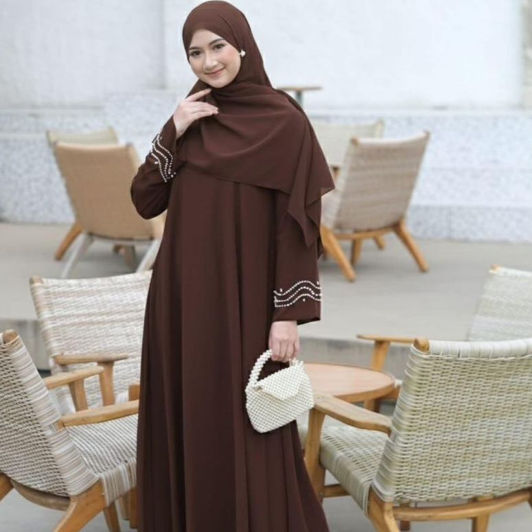 Gamis Brandmall Payet Mutiara - Diana Abaya