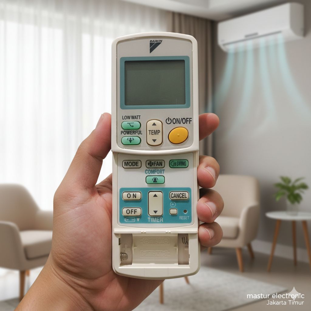 REMOTE REMOT AC DAIKIN LOW WATT ARC433A106 ORIGINAL ASLI