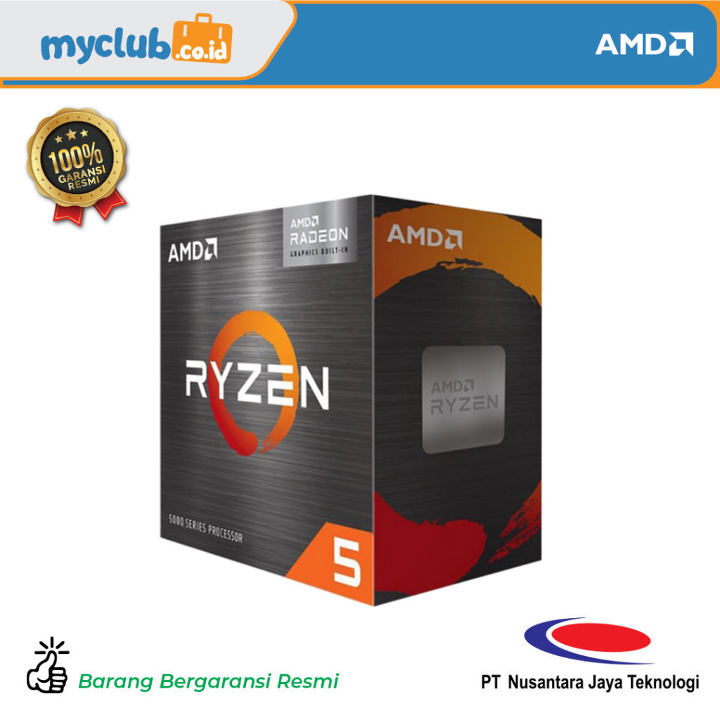 AMD CPU Processor Ryzen 5 5600G Wraith Stealth Cooler
