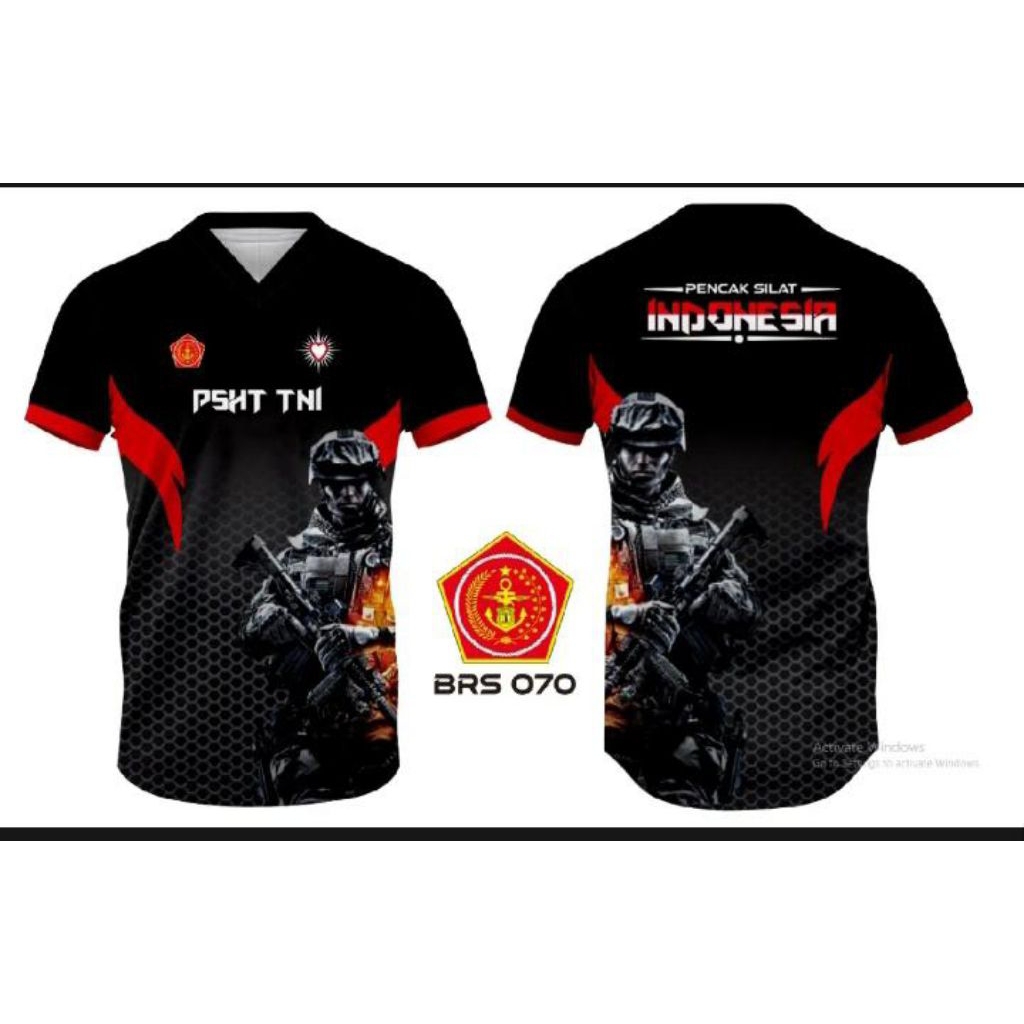 Kaos Jersey PSHT TNI - Tentara - BRS070 full printing