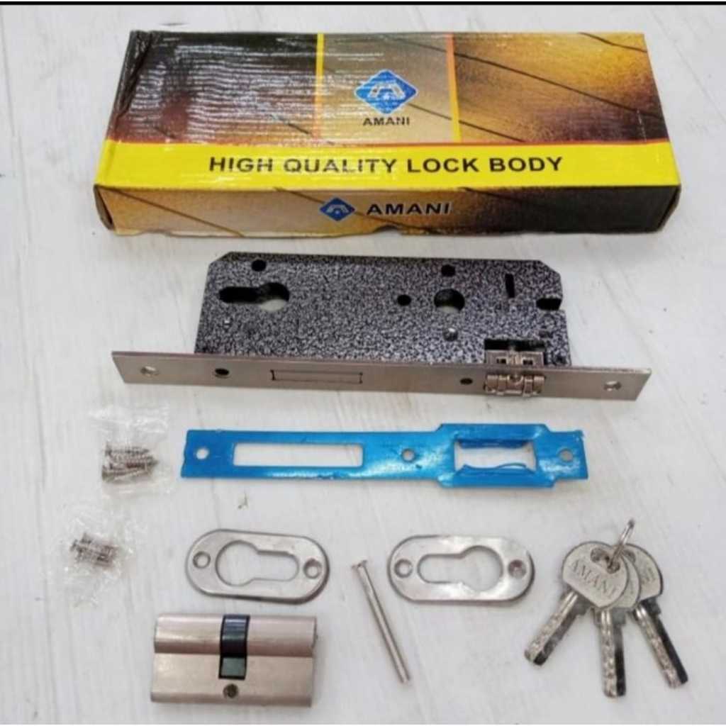 BOSSINI KUNCI MEKAR - KUNCI PINTU SLIDING KAYU - KUNCI SLIDING DOOR KAYU MODEL MEKAR