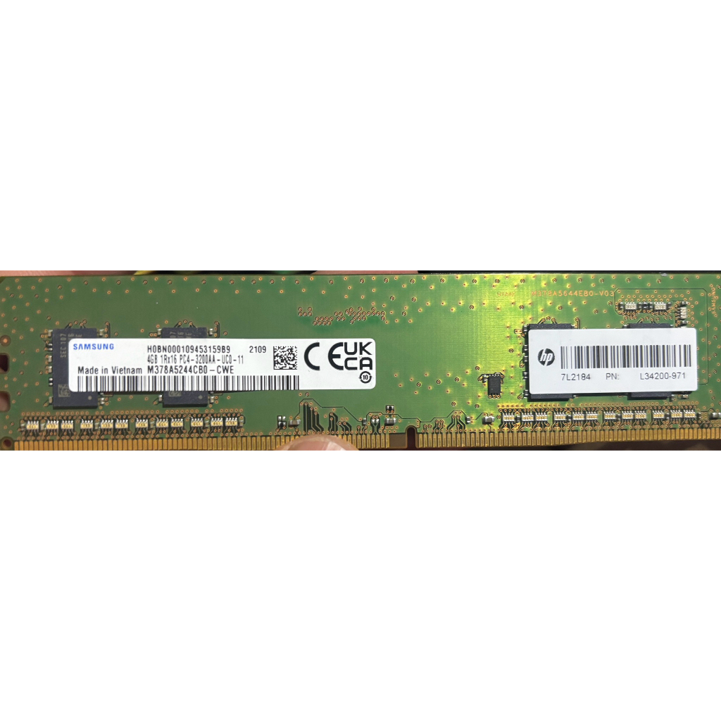 ram samsung pc ddr4 kapasitas 4 GB copotan cpu karena upgrade