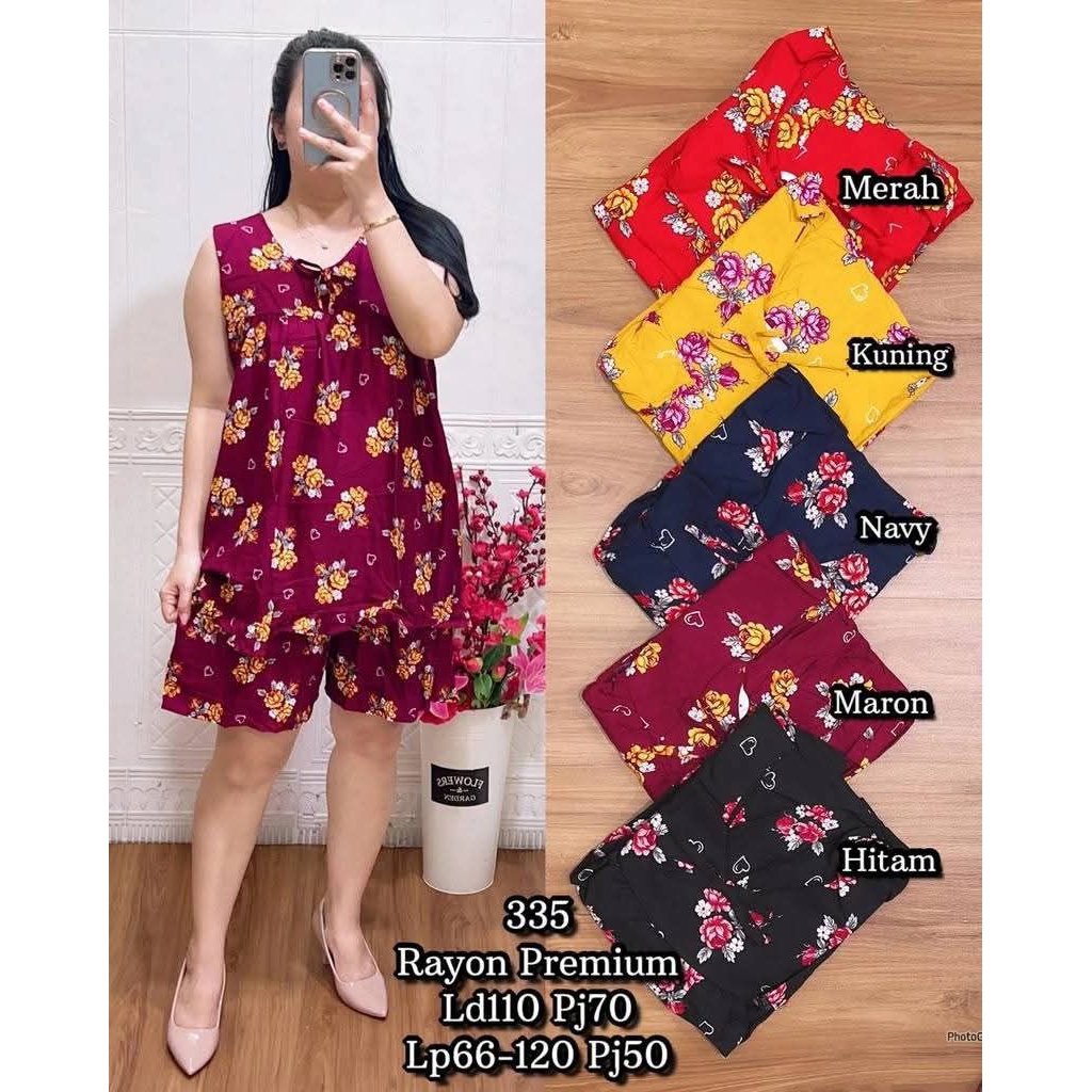 Setelan 7/8 Wanita Kulot Combi Fit XXXL Bahan Babyterry PREMIUM Tebal Halus