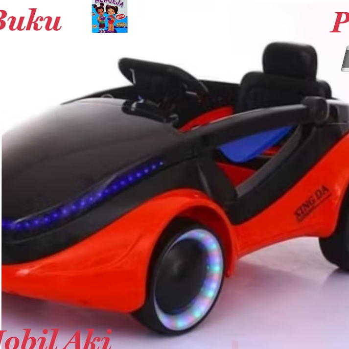 MOBIL AKI ANAK KIDDO MAINAN ANAK MOBILAN KIDDO (BAN PLASTIK)