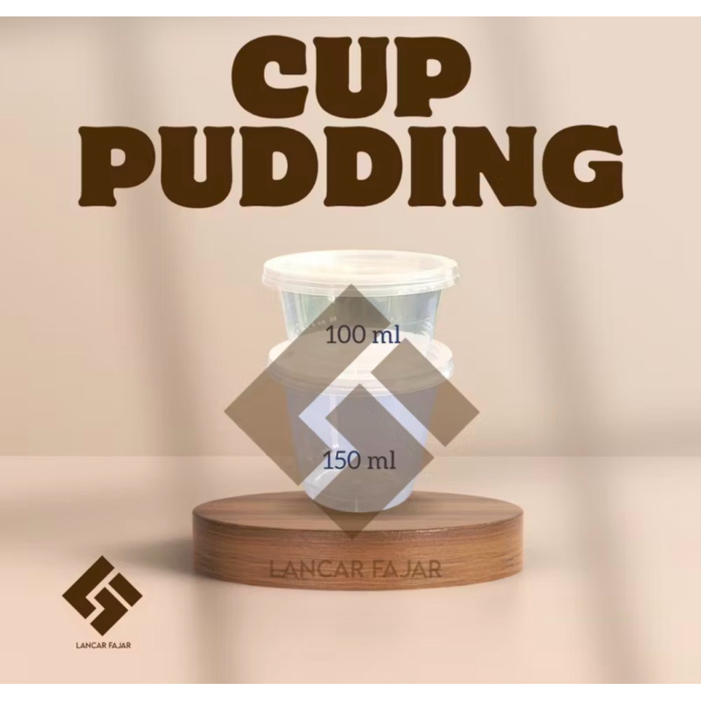 CUP DM 100ML DAN 150 ML R CUP / CUP PUDDING TEBAL ISI 25 PCS THINWALL CUP MERPATI DM 150ML R Cup - 1