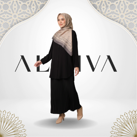 Aldiva - Nayara Scarf - Hijab Motif - Hijab Segiempat - Scarf HIjab