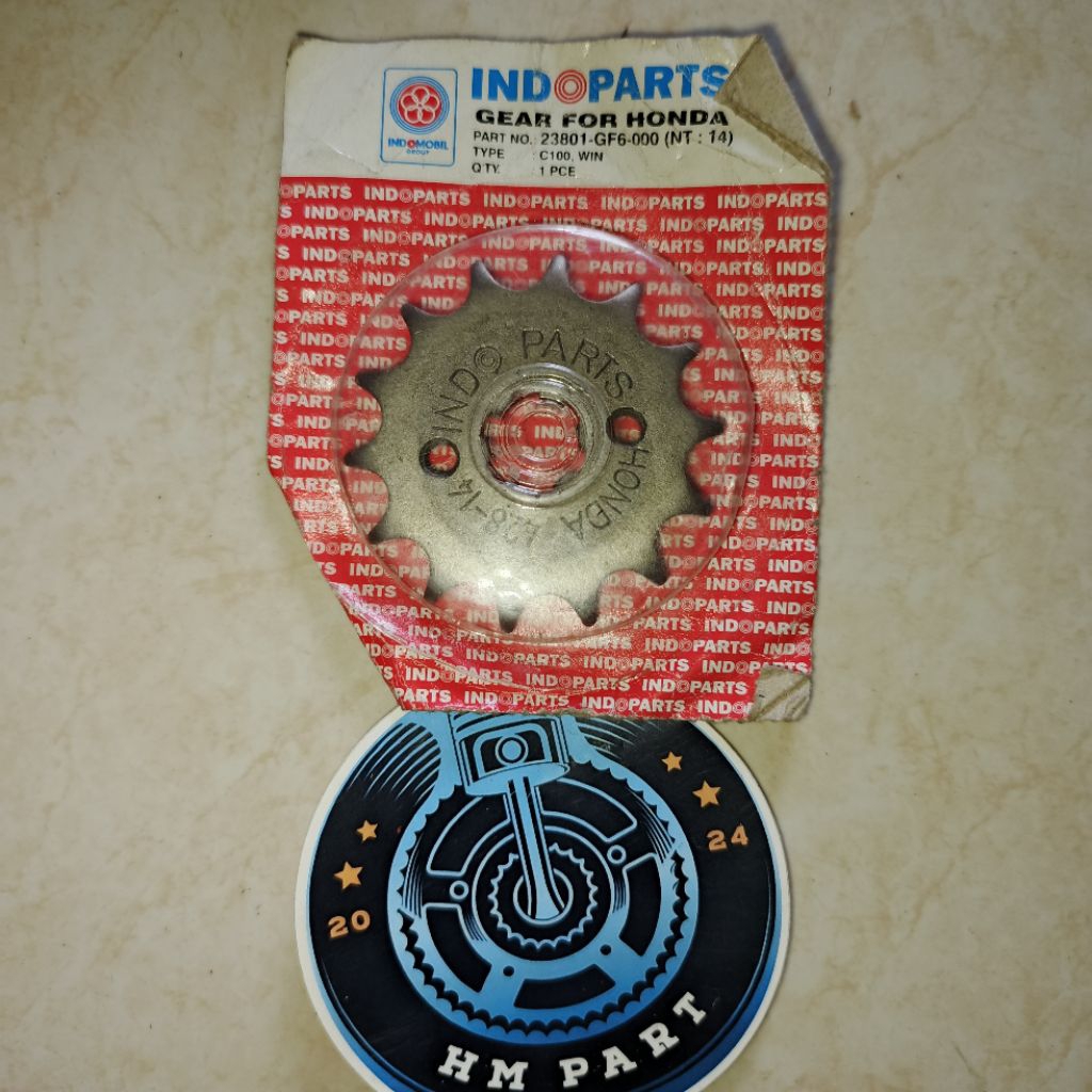 GEAR GIR DEPAN C100 WIN 23801-GF6-000 (NT: 14) TYPE C100, WIN