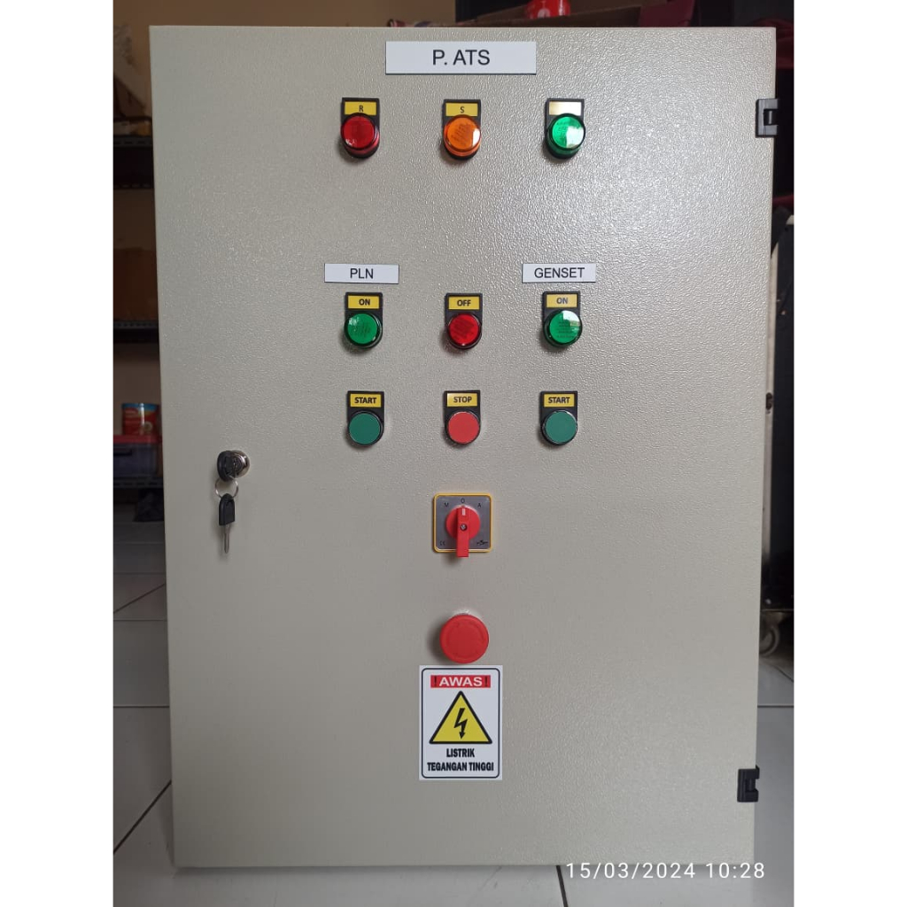 Panel Automatic Transfer Switch (ATS) PLN-GENSET 4P 100-150KVA 250A Fort Komplit