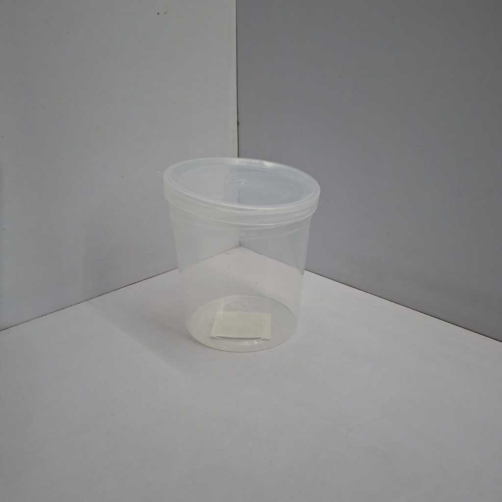 Toples Plastik Bening / Stoples Transparan Mini Tutup Rapat / Wadah Snack Kecil