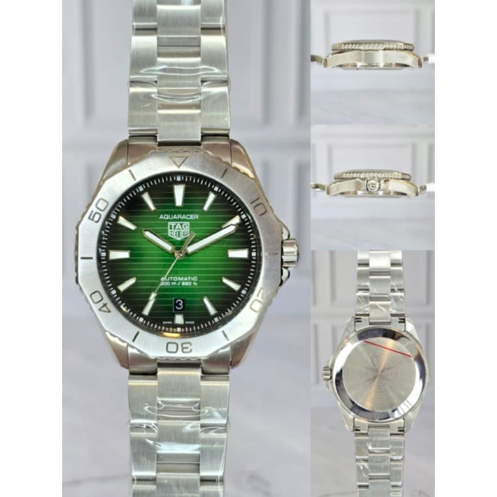 Jam tangan pria TH Automatic Aquaracer 42MM Profesional Stainless Japan