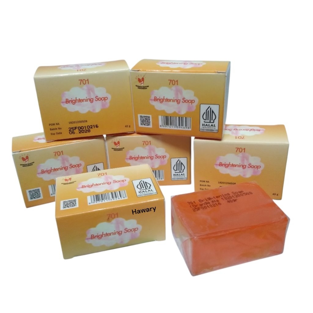 Sabun 701 Brightening Soap 40 Gram Warna Orange Lusinan