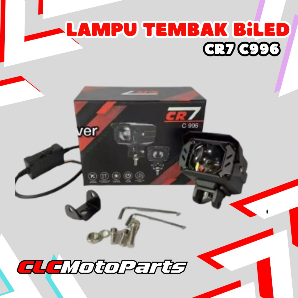 CR7 C996 - Lampu tembak Biled Waterproof