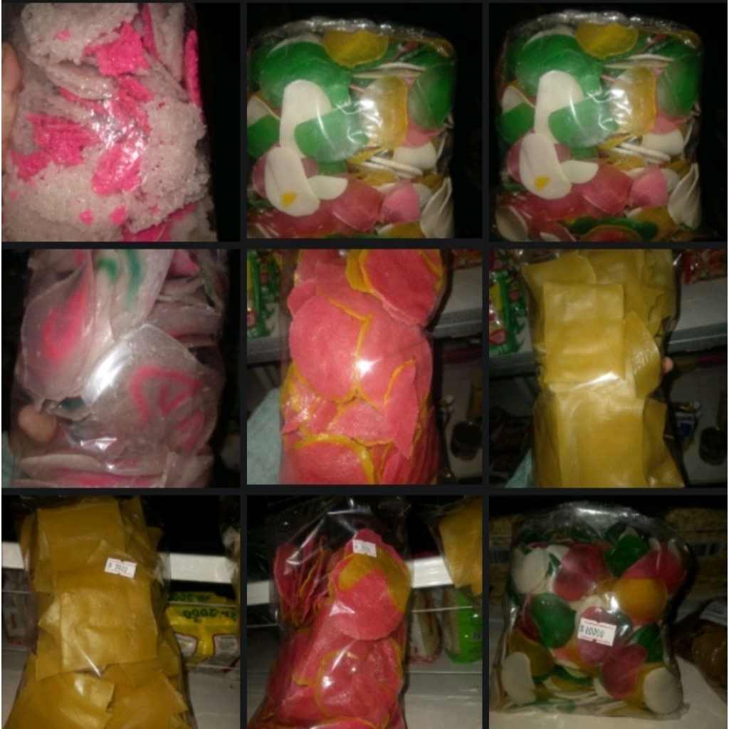 ANEKA KRUPUK MENTAH/REGINAN/KRUPUK UBI