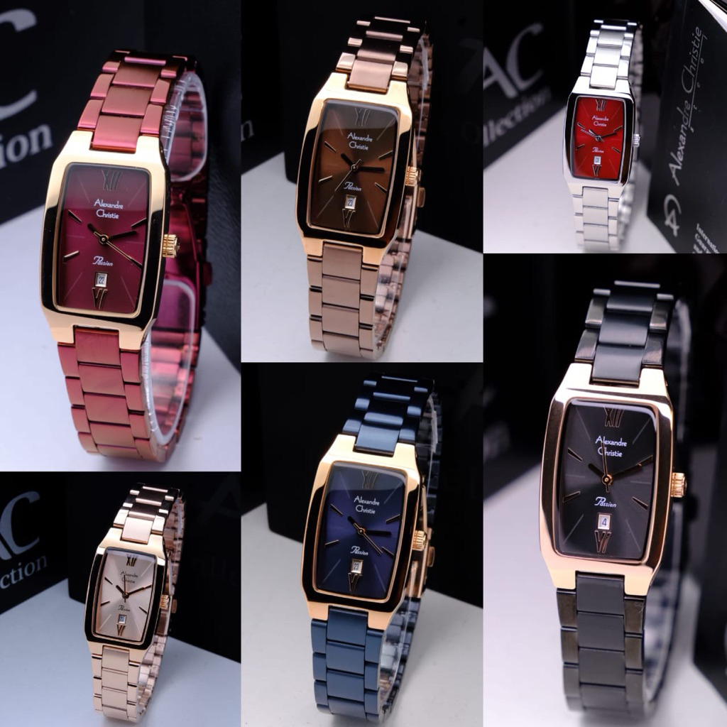 JAM TANGAN WANITA ALEXANDRE CHRISTIE AC2455 / AC 2455 ORIGINAL GARANSI RESMI 1 TAHUN