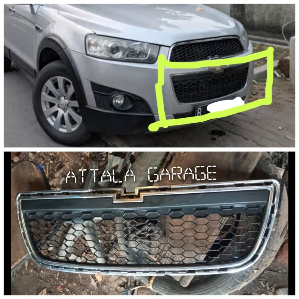grill bawah grill radiator Chevrolet captiva